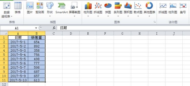 excel怎么制作随着滚动条变化的动态图表