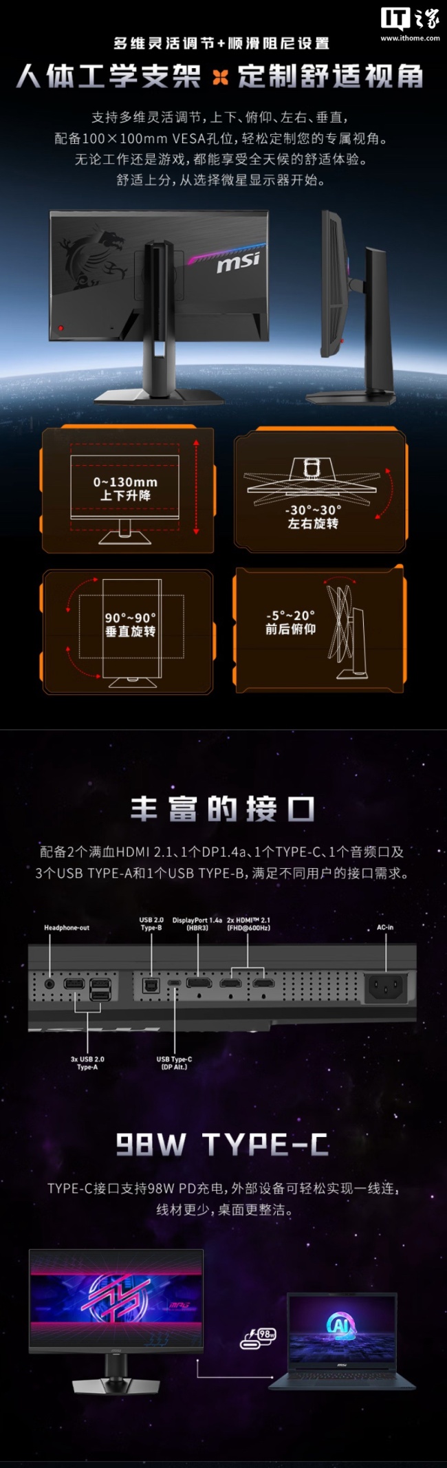 微星首款 610Hz 显示器“MPG 242R X60N”降至 3999 元（原价 7999 元）