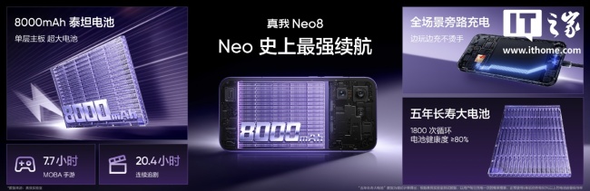 2399 元起 realme 真我 Neo8 手机发布：透明 RGB 设计、骁龙 8 Gen5 处理器
