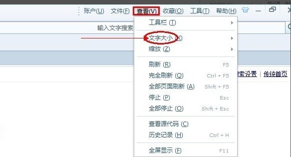 搜狗浏览器怎么调节字体大小