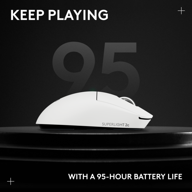 罗技 G PRO X Superlight 2c 鼠标现身海外电商,更紧凑 53g 设计