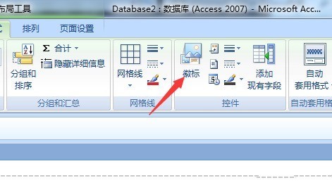 access数据库怎么修改报表微标