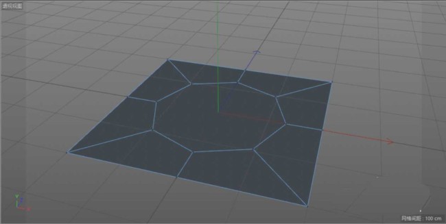 c4d网格平面模型怎么建模