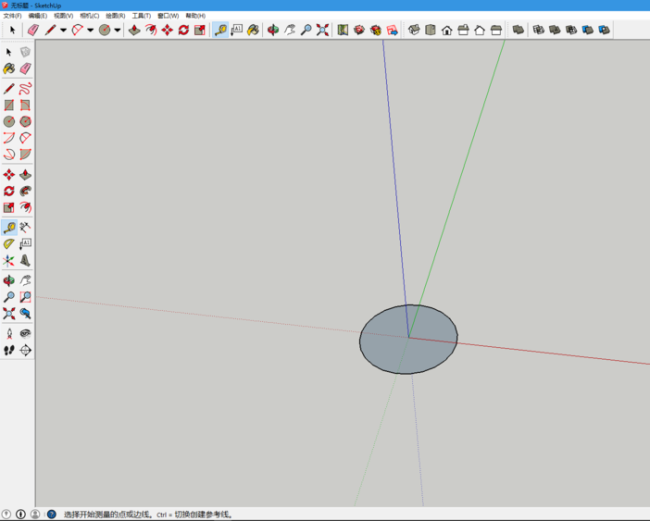 sketchup怎么创建一个羽毛球拍的模型