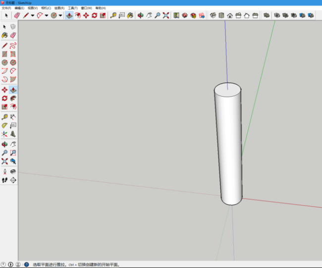 sketchup怎么创建一个羽毛球拍的模型