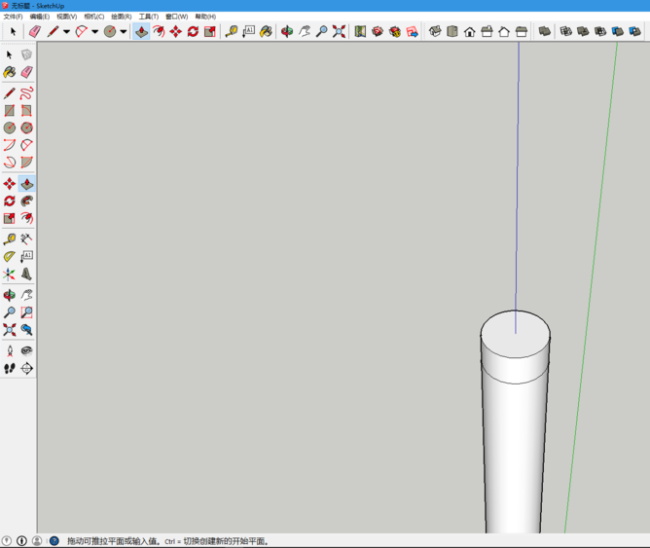 sketchup怎么创建一个羽毛球拍的模型