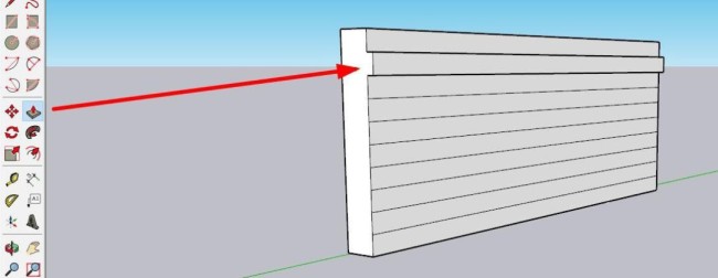 sketchup墙面怎么添加凸出的条文装饰
