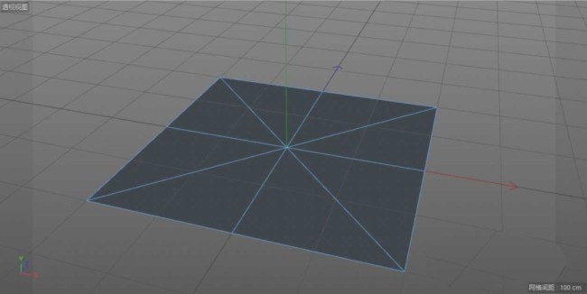 c4d网格平面模型怎么建模