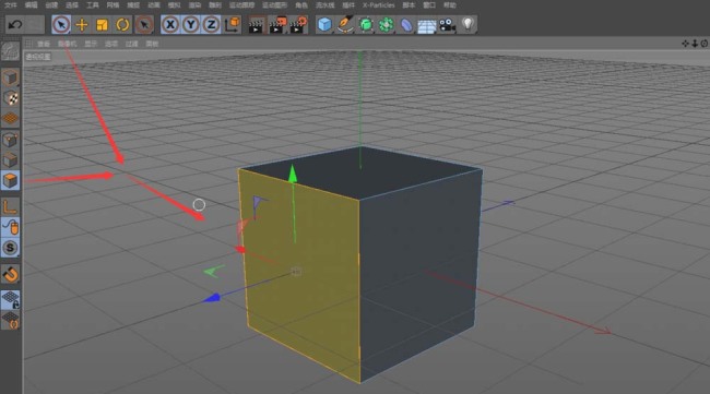 C4D倒角工具怎么编辑立方体