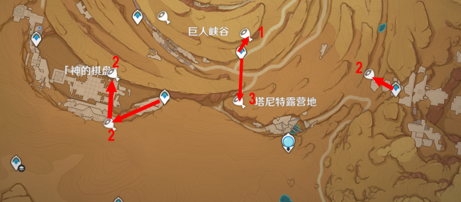 《原神》神秘的肉收集简单路线分享