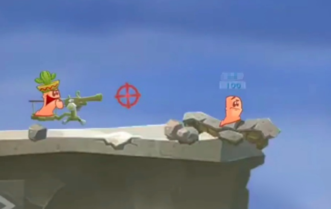 《百战天虫》神圣手雷使用攻略