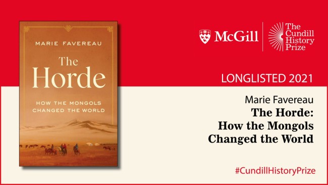 玛丽·法弗罗（Marie Favereau）《汗国：蒙古人如何改变了世界》（The Horde: How the Mongols Changed the World），哈佛大学出版社贝尔纳普分社（Belknap Press of Harvard University Press）