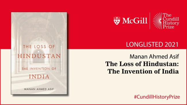 马南·艾哈迈德·阿西夫（Manan Ahmed Asif）《印度斯坦的失落：发明印度》（The Loss of Hindustan：The Invention of India），哈佛大学出版社（Harvard University Press）