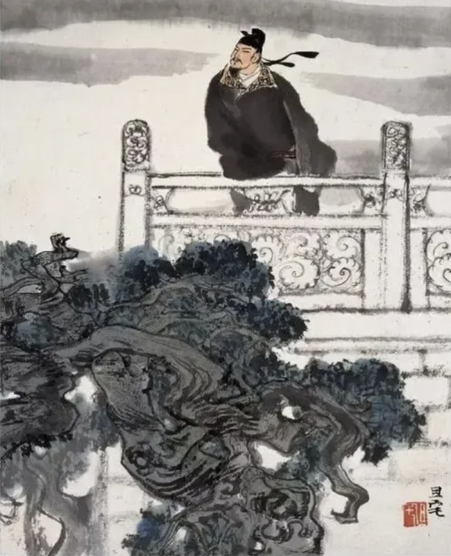 《陈子昂登幽州台图》，许多画作将陈子昂画成站在一个高台或山峰之上，但事实上，陈子昂当时是站在蓟北城楼上。见他的好友卢藏用为他撰写的《陈氏别传》。