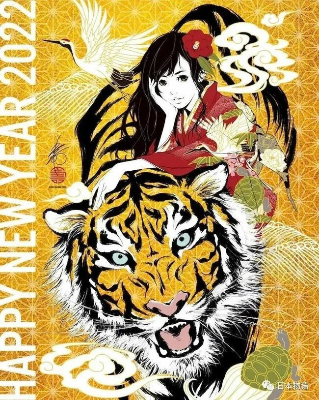 2022年日本的虎年设计海报，吉卜力工作、MUJI 和日本多位设计师的有趣呈现