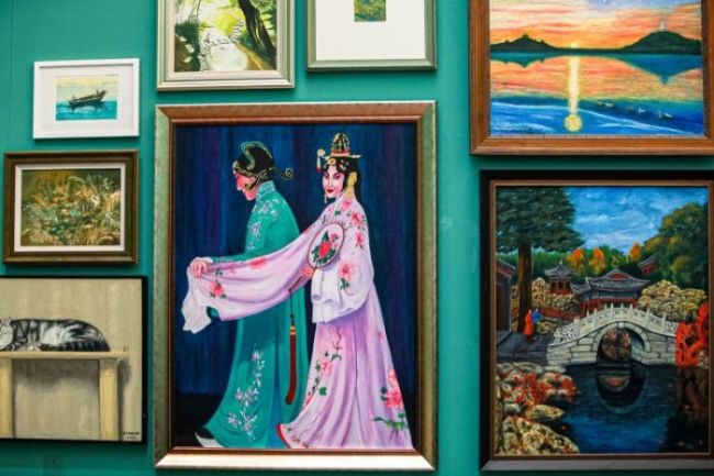 爱绘画·女性绘画展在北京云上美术馆开幕