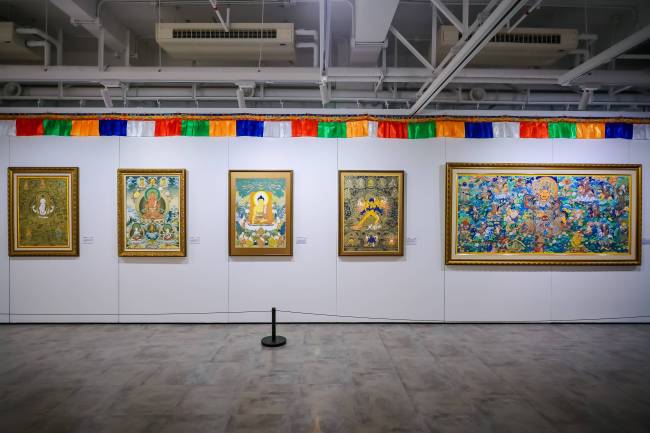爱慕美术馆热贡唐卡艺术展 呈现非遗艺术的底蕴与活力