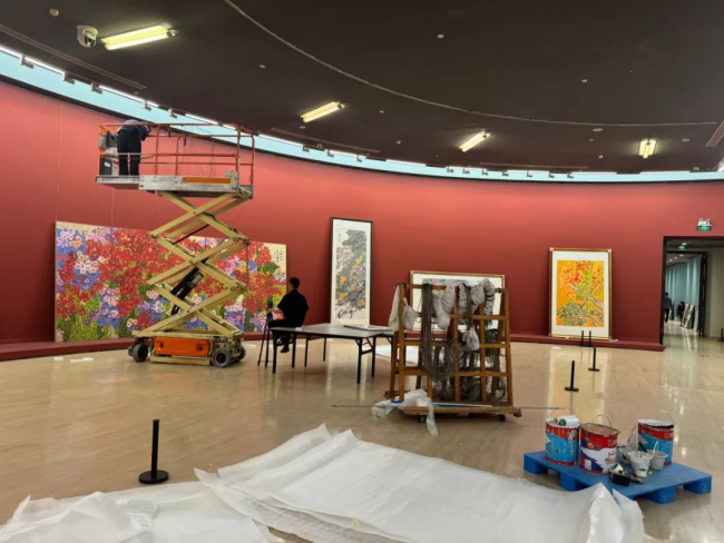 布展现场<br>
