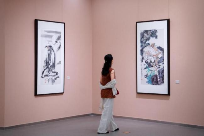 “驰骋万里——黄胄马欣乐师生画展”在炎黄艺术馆盛大开幕