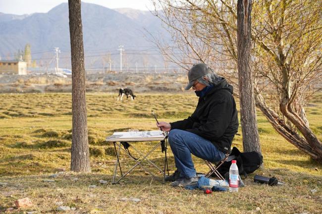 走遍中国——中国文促会美术家写生创作行动走进新疆