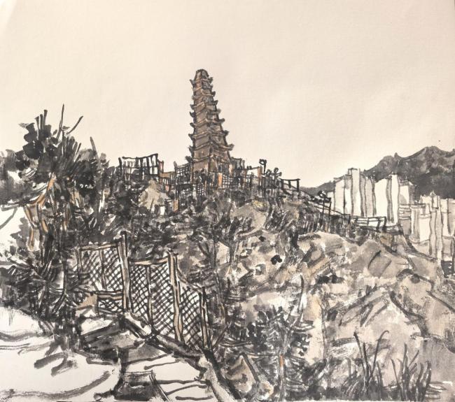 走遍中国——中国文促会美术家写生创作行动走进新疆