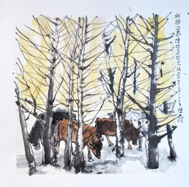 艺术扎根生活 笔墨讴歌时代:走遍中国——中国文促会美术家写生创作行动新疆段圆满收官