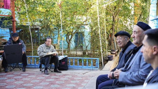 艺术扎根生活 笔墨讴歌时代:走遍中国——中国文促会美术家写生创作行动新疆段圆满收官