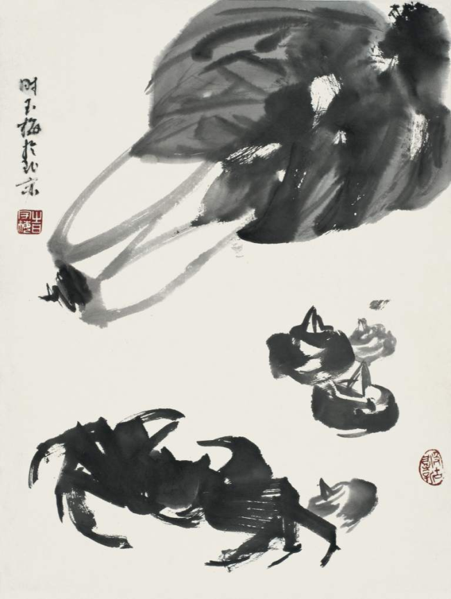 《秋趣》34X46cm 时玉梅