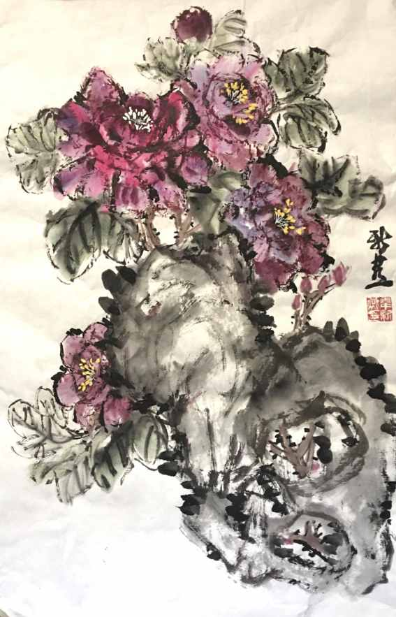 《烂漫馨香》 69X46cm 韦新燕