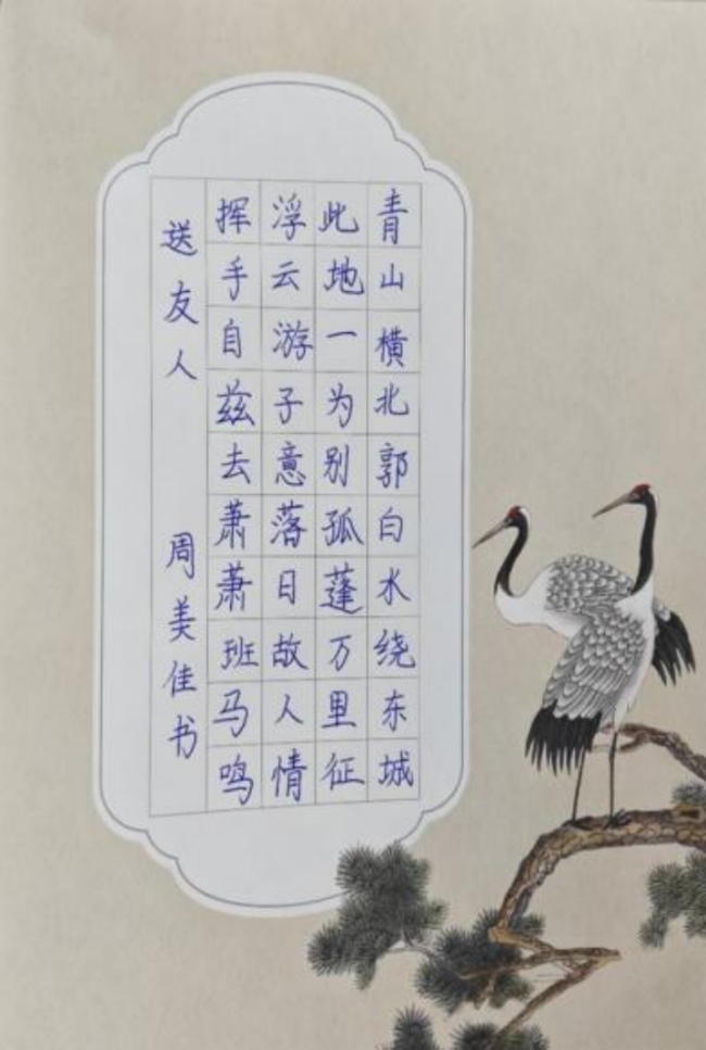 稚笔藏锋·素笺生辉