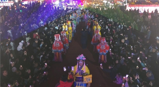 宋韵润临城 文脉耀新春 临城普利塔下过大年文旅盛宴惊艳绽放