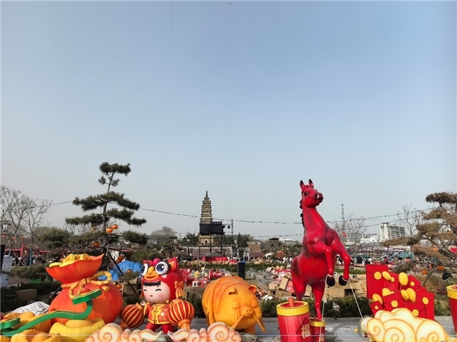 宋韵润临城 文脉耀新春 临城普利塔下过大年文旅盛宴惊艳绽放