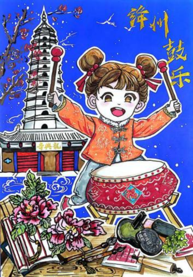 小小画笔，大大传承：非遗书画展上的童心奇遇