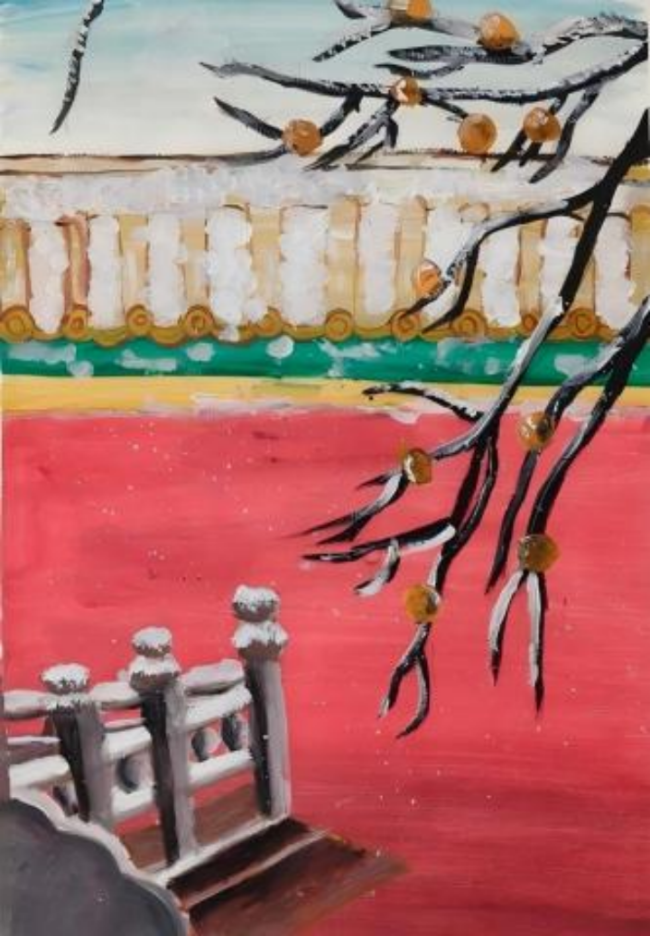 少儿画笔下的非遗生活画卷