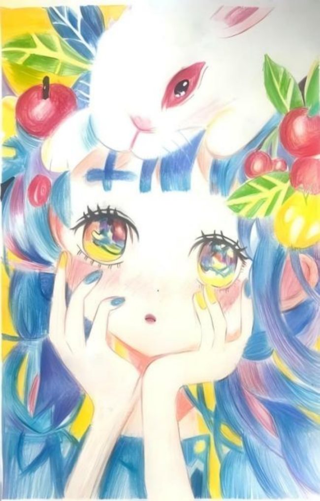 少儿画笔下的非遗生活画卷