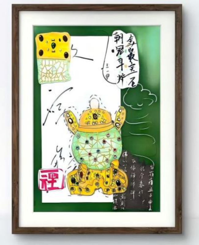 少儿画笔下的非遗生活画卷