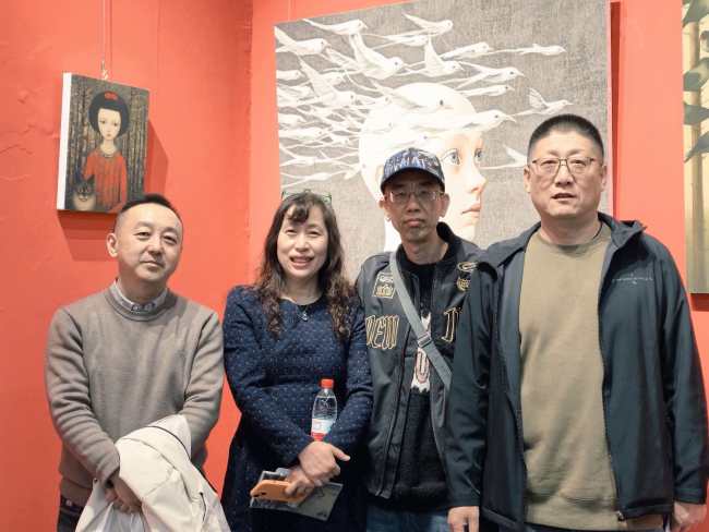 “与AI共生”AIGC艺术作品展在798国际艺术交流中心开幕