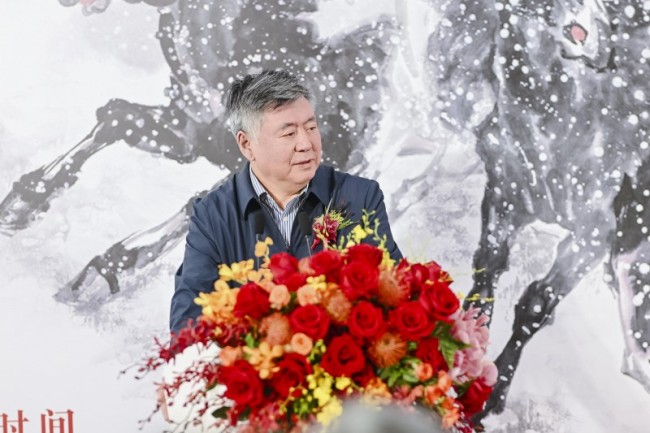 云巅驰骋 马到平安——马欣乐主题画展开幕式在深圳平安金融中心隆重举行