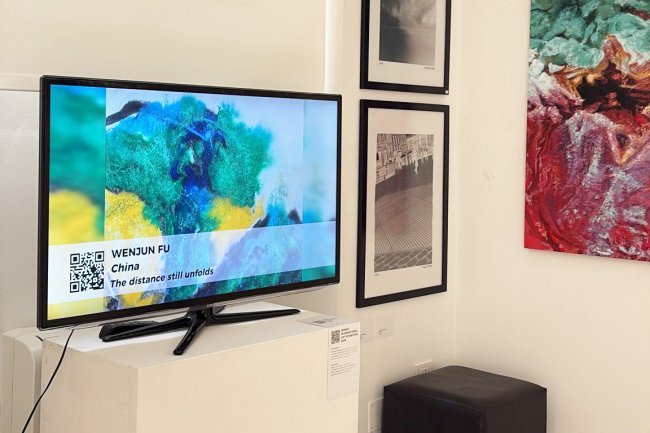 以东方山水精神重构风景：傅文俊作品参展意大利“感知”国际艺术展