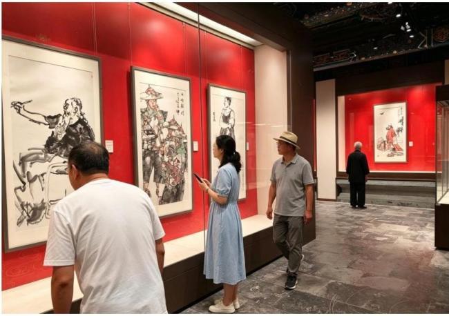 绘聚丹青映古刹“绘·聚—中国文促会中国画作品邀请展”登陆北海阐福寺(图4)