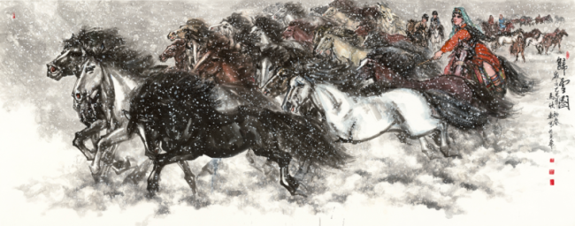 “驰骋万里 大美新疆——黄胄、马欣乐师生画展”将于乌鲁木齐市美术馆启幕