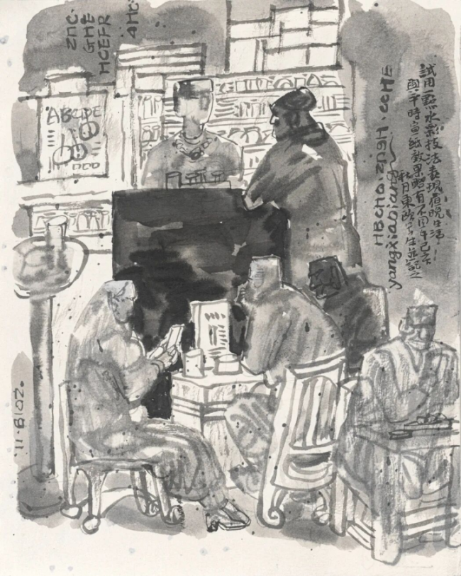 现场丨从戈壁到山地：杨晓阳丝路四十年巡展，贵州壮写南方新章