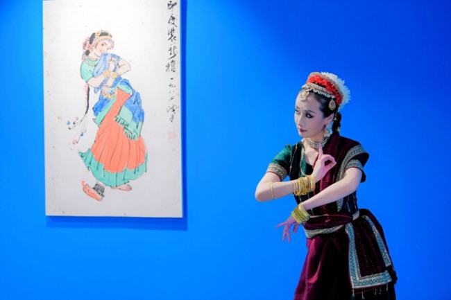 从富春江到沱江，一场跨越千里的笔墨相逢——叶浅予艺术巡展第四站在内江启幕