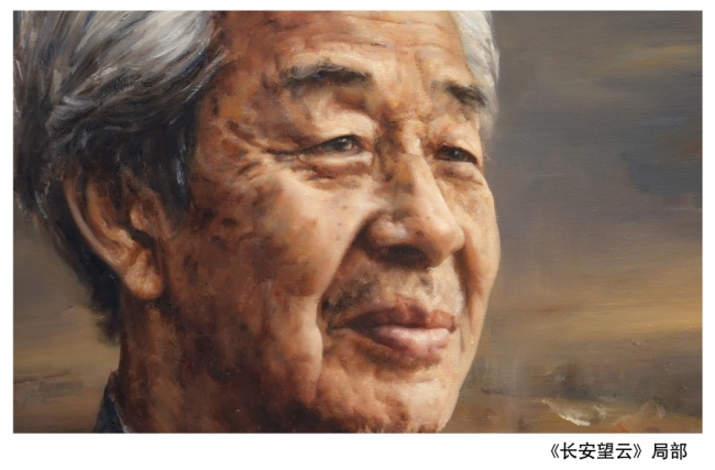 冯少协油画新作《长安望云》丹青补史，赵季平初见即泪落：“父亲在唤我”