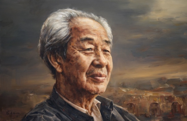 冯少协油画新作《长安望云》丹青补史,赵季平初见即泪落:“父亲在唤我”