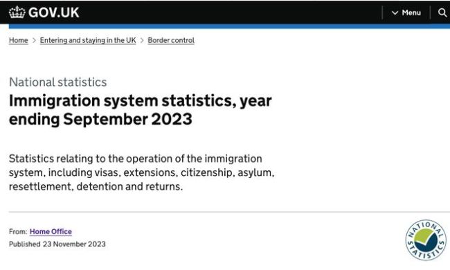 重磅官宣2023年度英国留学签证数据！