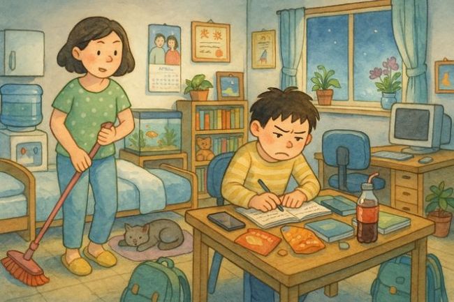 暑假放飞自由，开学自由落体