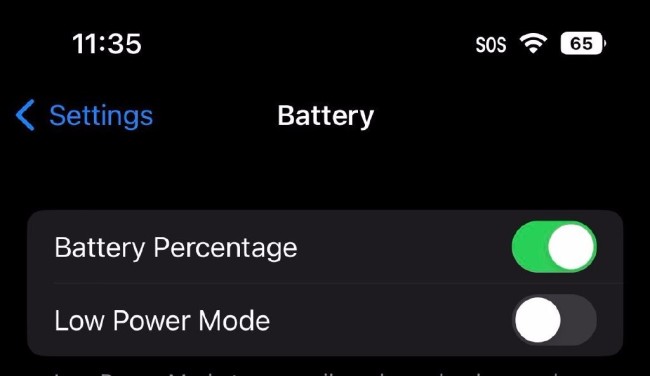 iPhone取消Siri语音关机 将重新显示电量百分比