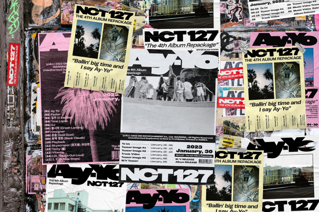 NCT 127将于1月30日携新专辑《Ay-Yo》回归