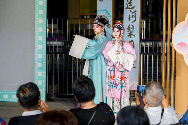 京杭运河京剧电影巡映火热进行